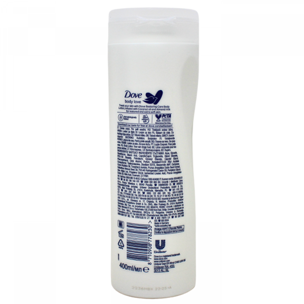 Dove Restoring Care Coconut & Almond Milk Body Wash - 400ml