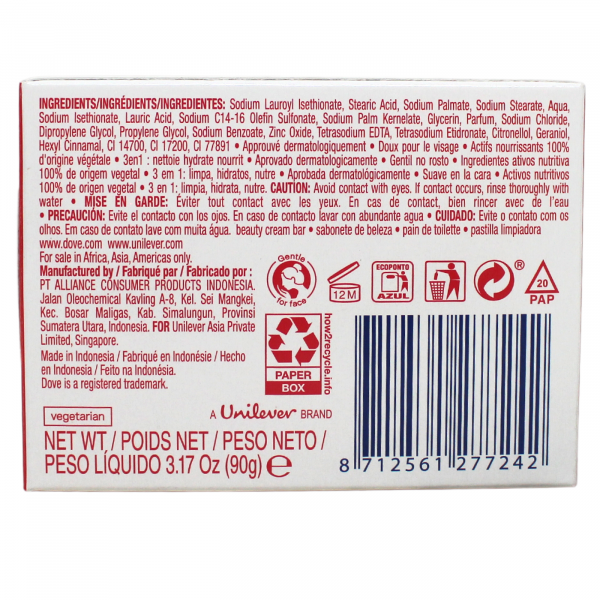 Dove Revive Pomegranate & Hibiscus Bar Soap - 90g