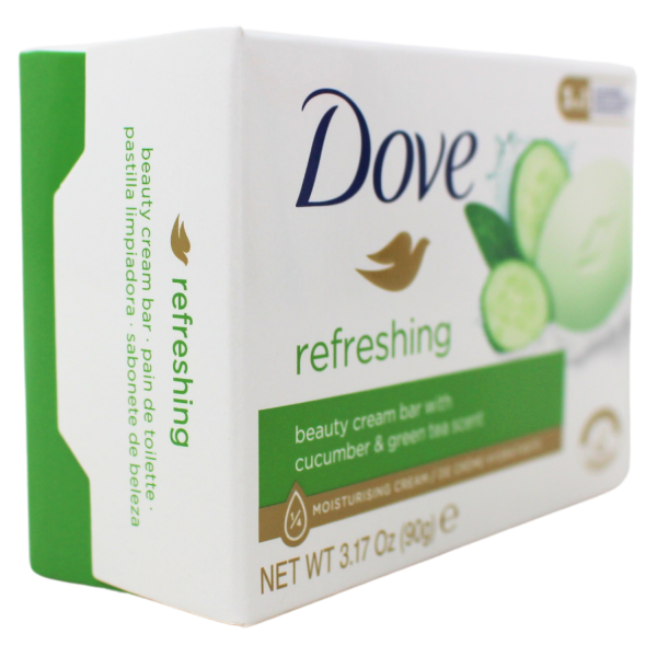 Dove Fresh Touch Cucumber Bar Soap - 90g - Invigorating Clean