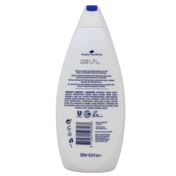 Dove Deeply Nourishing Body Wash - 500ml