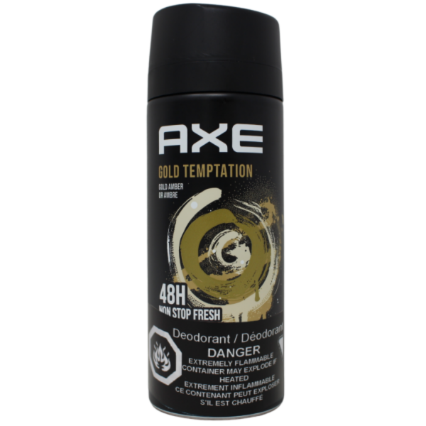 Axe Gold Temptation Body Spray 150ml - Irresistible Allure