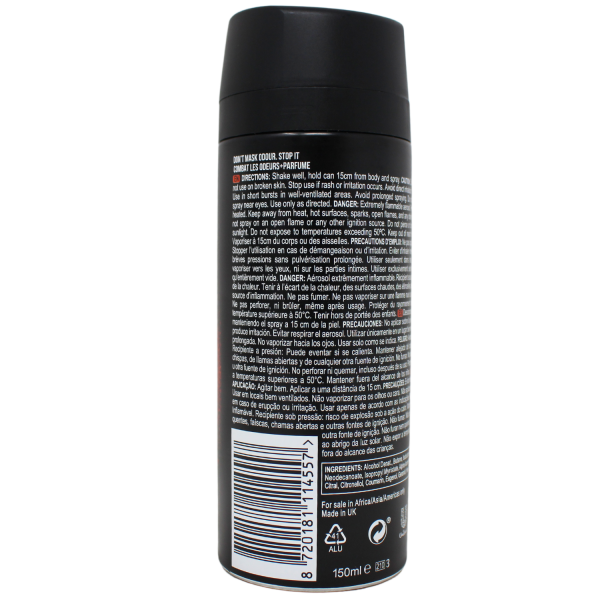 Axe Musk Deodorant Body Spray 150ml - Long Lasting Fragrance