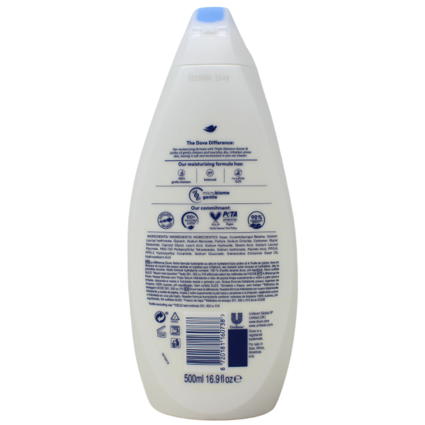 Dove Derma Soothing Body Wash - 500ml - Gentle Relief