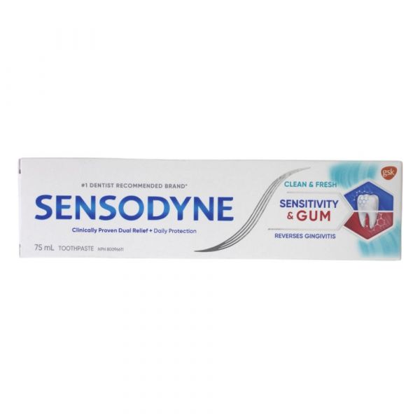 Sensodyne T/P 75ml Sensitivity Gum Clean Fresh Toothpaste