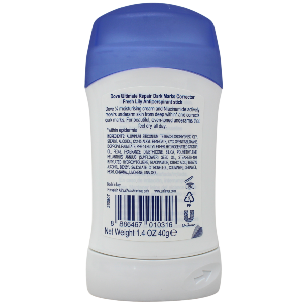 Dove Ultimate Repair Deodorant Stick - Intensive Care for Underarms