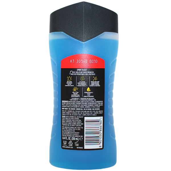 Axe Sport Blast Body Spray - 250ml - Explosive Freshness