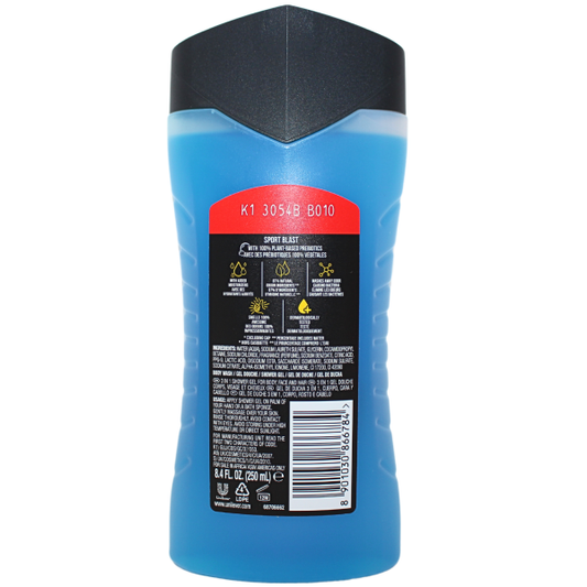 Axe Sport Blast Body Spray - 250ml - Explosive Freshness