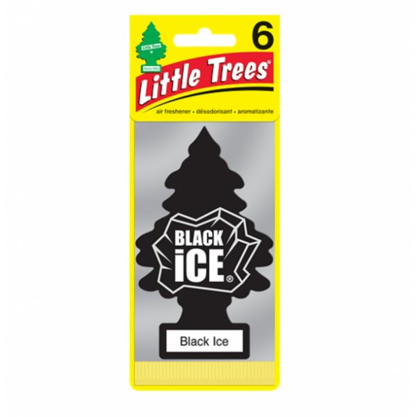 LITTLE TREES 6PK Black Ice - Creative & Detailed
