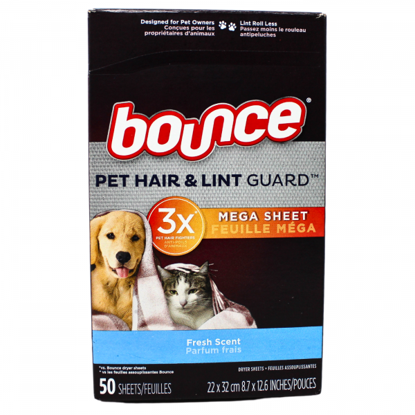 Bounce Fresh Scent Mega Sheet 50-Count - Ultimate Laundry Freshener