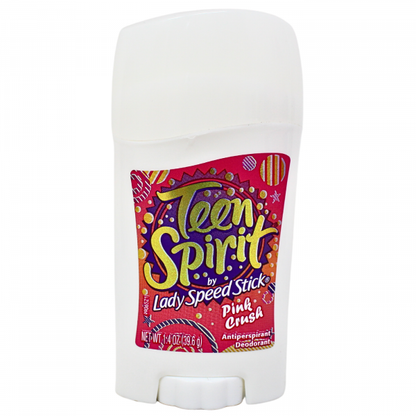 Lady Speed Stick Teen Spirit Pink Crush Deodorant - Long-Lasting Odor Protection