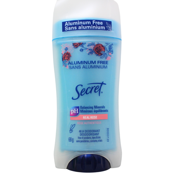 SECRET DEO 68G ALUMINUM FREE ROSE