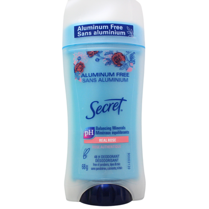 SECRET DEO 68G ALUMINUM FREE ROSE