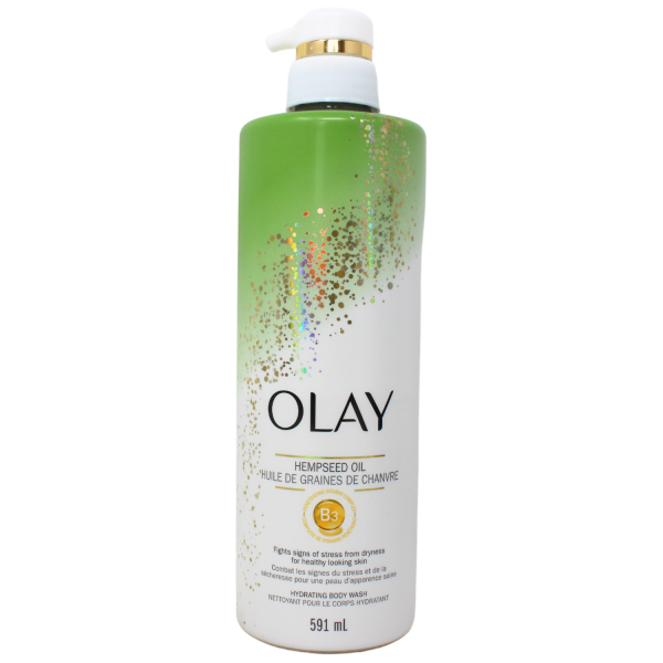 Olay Hydrating Body Wash with Hemp Seed Oil - 591ml