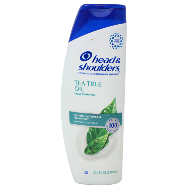 Head & Shoulders Shampoo 370ml - Tea Tree Oil - Scalp Relief & Dandruff Control