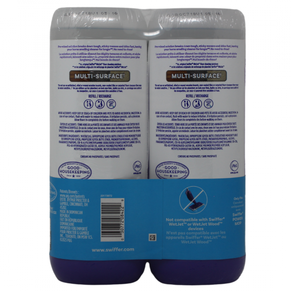 Swiffer PowerMop Refill - Fresh Scent - 2 x 750ml