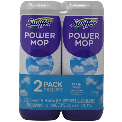 Swiffer PowerMop Refill - Fresh Scent - 2 x 750ml