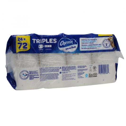 Charmin Soft 24 Count 3-Ply Toilet Paper - Unbelievably Soft & Strong