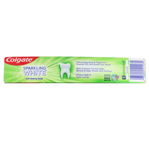 Colgate Sparkling White Mint Zing Toothpaste 70g - Whiter Teeth, Fresh Breath