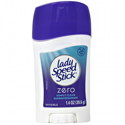 Lady Speed Stick Zero Simply Clean - Long-Lasting Odor & Wetness Protection