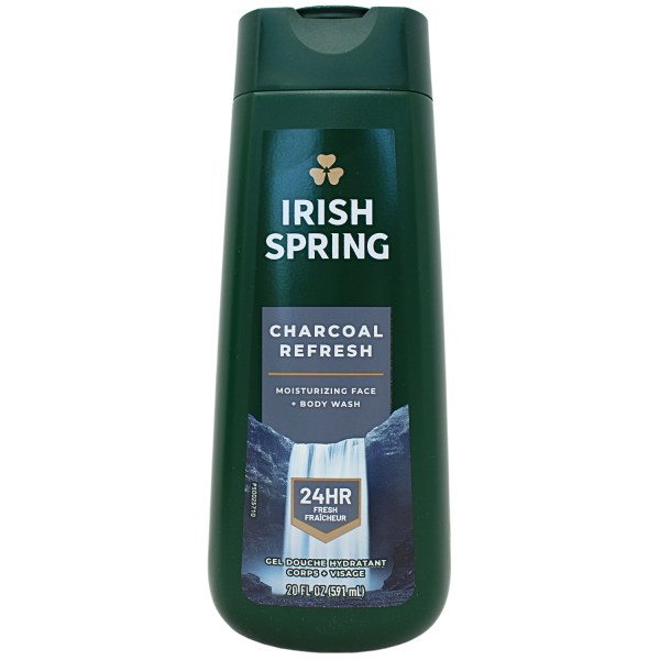 Irish Spring Charcoal Refresh Body Wash - Deep Clean & Invigorating Scent