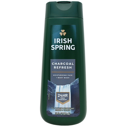 Irish Spring Charcoal Refresh Body Wash - Deep Clean & Invigorating Scent