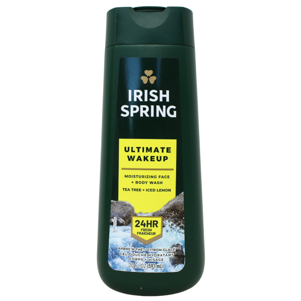 Irish Spring Ultimate Wake Up Tea Tree Body Wash - 591mL