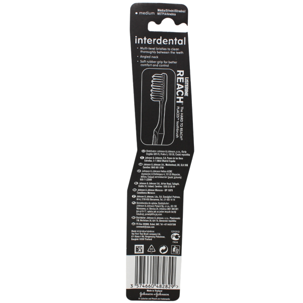 REACH T/B MEDIUM 12PK Interdental Brushes