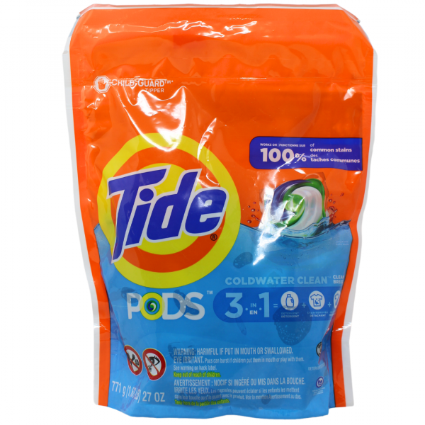 Tide Pods 3-in-1 Coldwater Clean Breeze - 31 Count