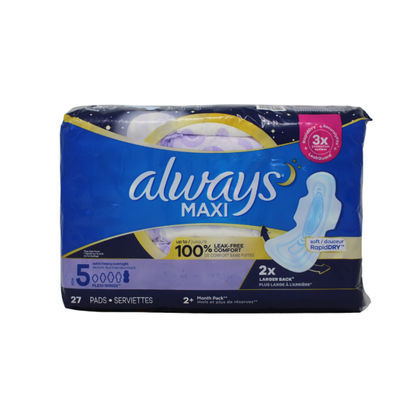 Maxi 27ct Overnight Pads