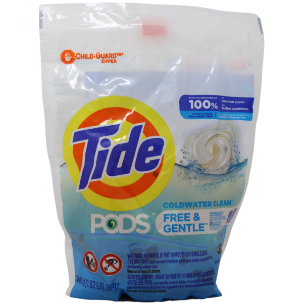 Tide Pods 31ct Free & Gentle Laundry Detergent Pacs