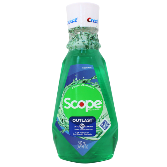 Scope M/W 500ml Fresh Mint - Invigorating Oral Rinse
