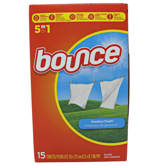 Bounce Outdoor Fresh Dryer Sheets - 15 Count