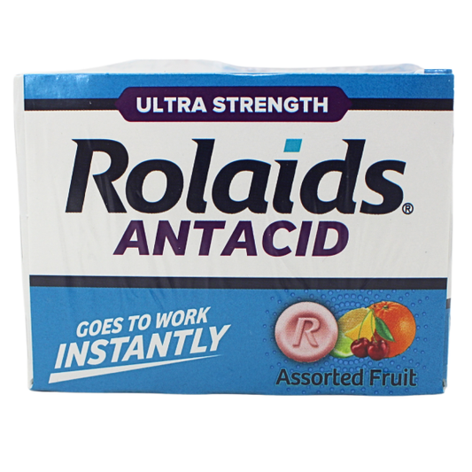 Rolaids 12 Rolls Chewable Tablets - Assorted Fruit (24)