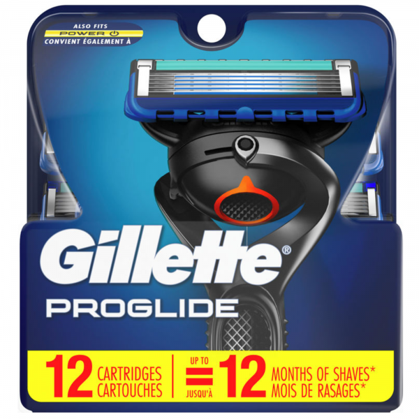 Gillette Fusion5 ProGlide Razor Blade Refills - 12 Count