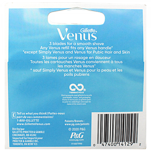 Gillette Venus Smooth Razor Refill Cartridges - 4 Count