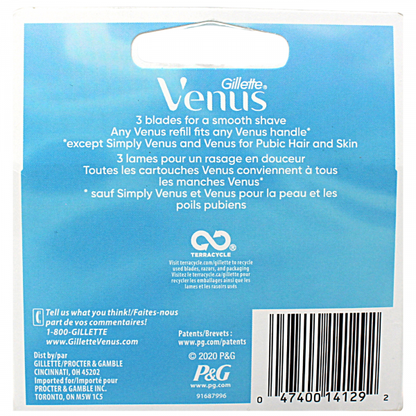 Gillette Venus Smooth Razor Refill Cartridges - 4 Count