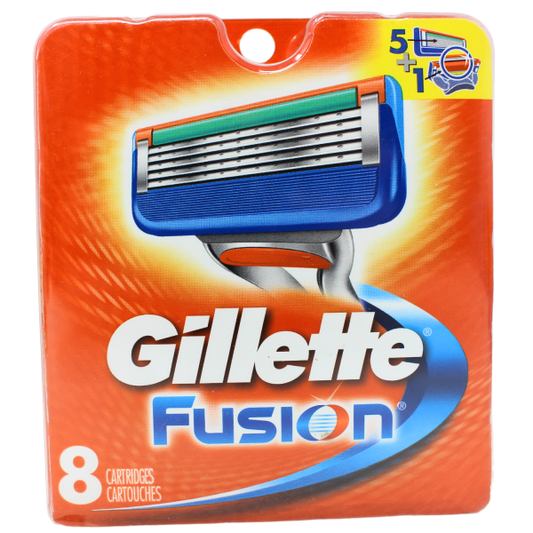 Gillette Fusion Razor Blade Refills - 8 Cartridges