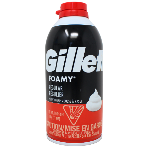 Gillette Foamy Regular Shaving Foam - 311g for a Smooth Shave