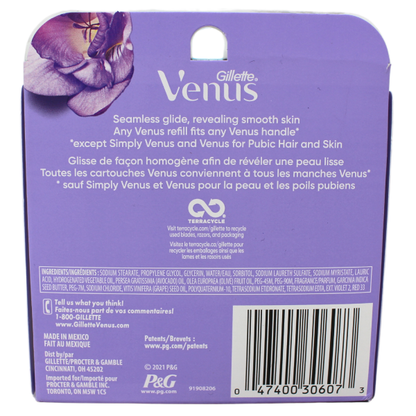 Gillette Venus Comfortglide Freesia Women's Razor Refill Cartridges - 6 Count
