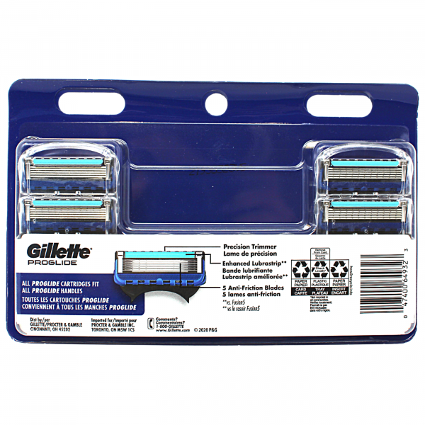 Gillette Fusion5 ProGlide Razor Blade Refills - 12 Count