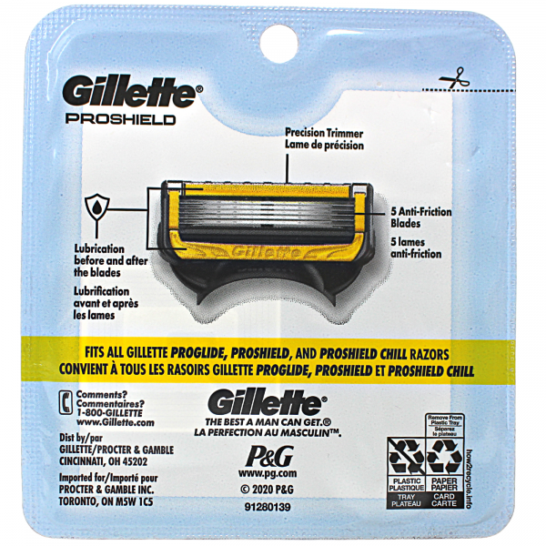 Gillette Fusion5 ProShield Razor Blade Refills - 8 Count