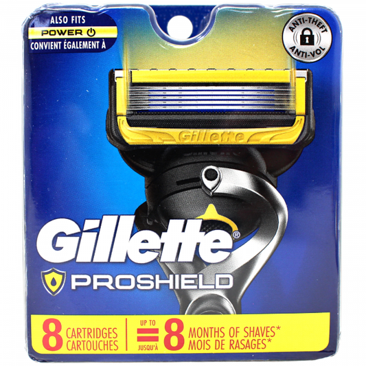 Gillette Fusion ProShield Razor Blade Refills (8 Count)