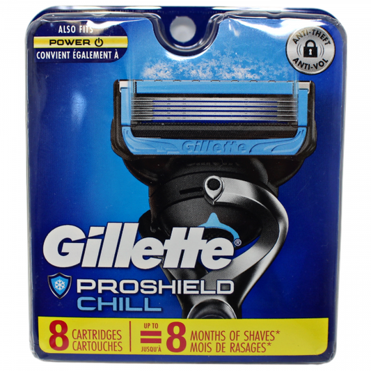 Gillette Fusion5 ProShield Chill Razor Blade Refills - 8 Count