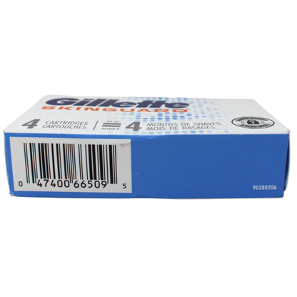 Gillette SkinGuard Razor Cartridges - 4 Count: Gentle Shave for Sensitive Skin