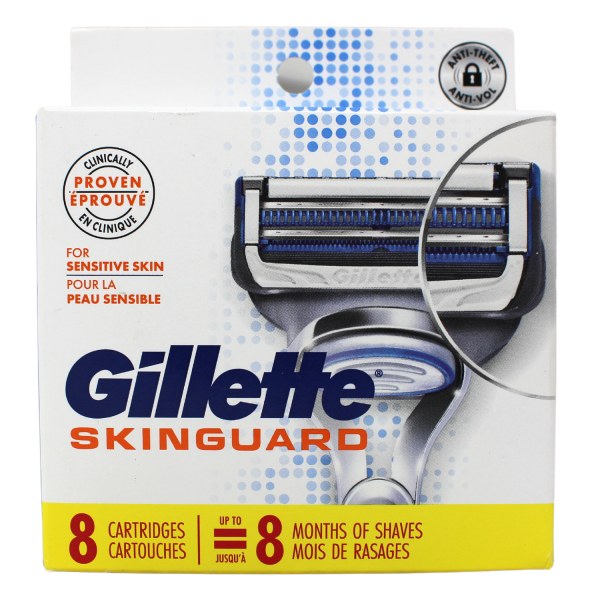 Gillette SkinGuard Razor Cartridges - 8 Count for Sensitive Skin