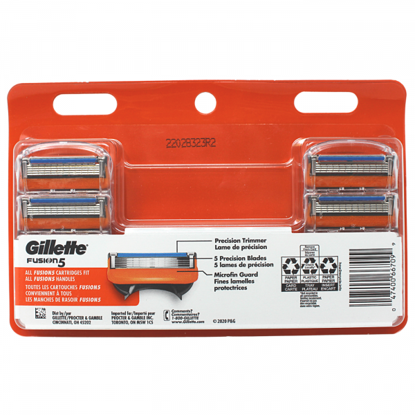 Gillette Iconic Cartridge Razor GILLETTE FUSION5 Razor Cartridges - 8 Refills | Close Shave – Meganest