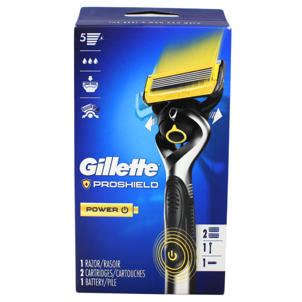 Gillette 5 ProShield PWR Razor with 3 Cartridges