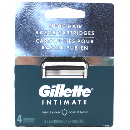 Gillette Intimate 4 Cartridges - Creative & Detailed