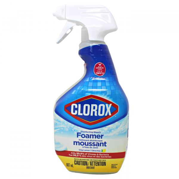 Clorox Bleach Foamer Spray - Kills Mold & Mildew - 887ml