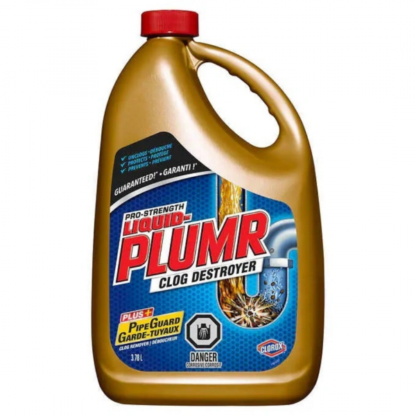 Liquid-Plumr Clog Remover - 3.78L - The Ultimate Drain Unblocker